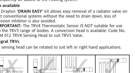 Drayton TRV4