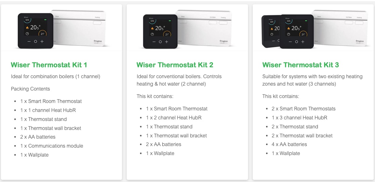 Drayton Wiser Thermostat Kit